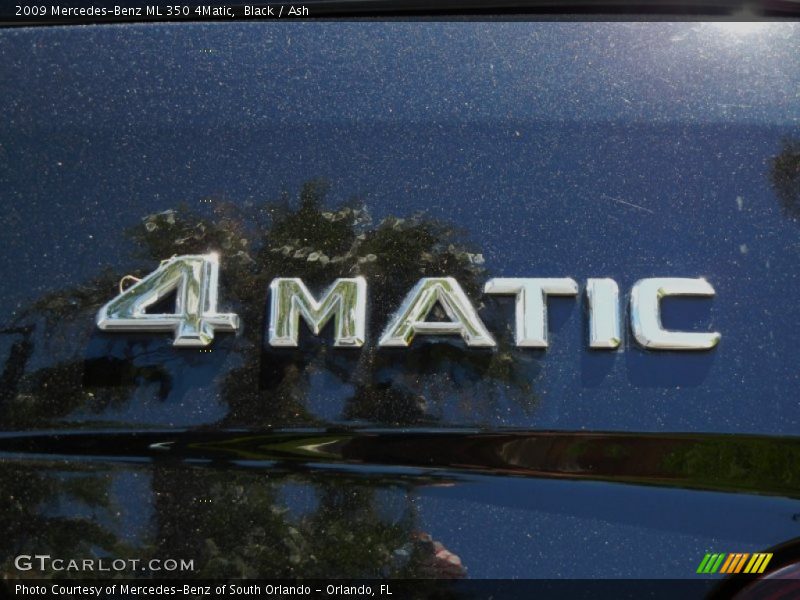Black / Ash 2009 Mercedes-Benz ML 350 4Matic