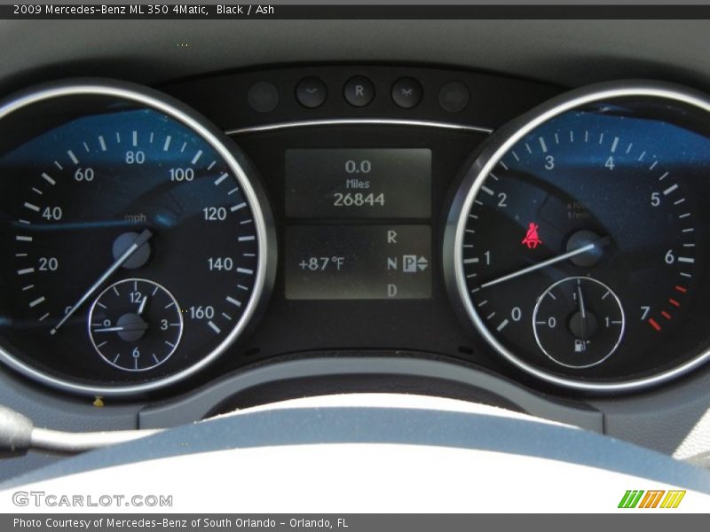 Black / Ash 2009 Mercedes-Benz ML 350 4Matic