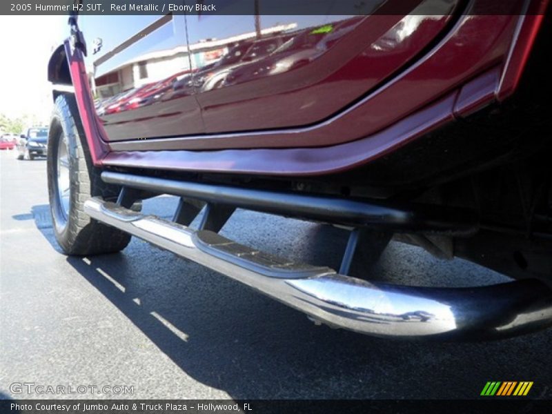 Red Metallic / Ebony Black 2005 Hummer H2 SUT