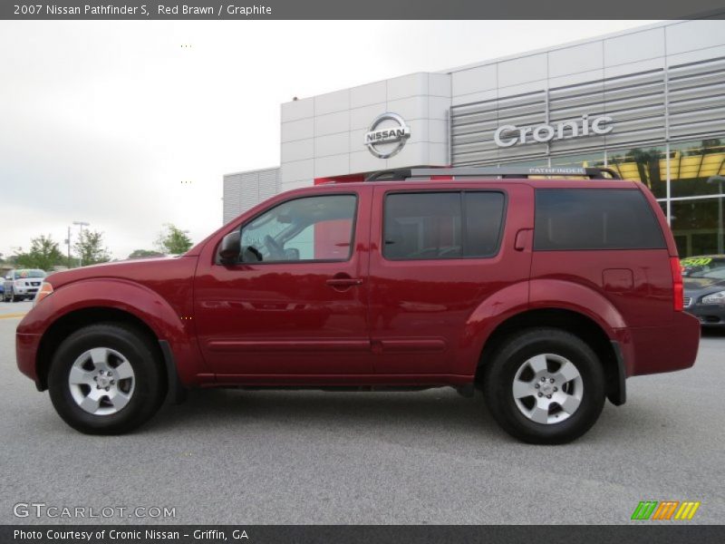 Red Brawn / Graphite 2007 Nissan Pathfinder S