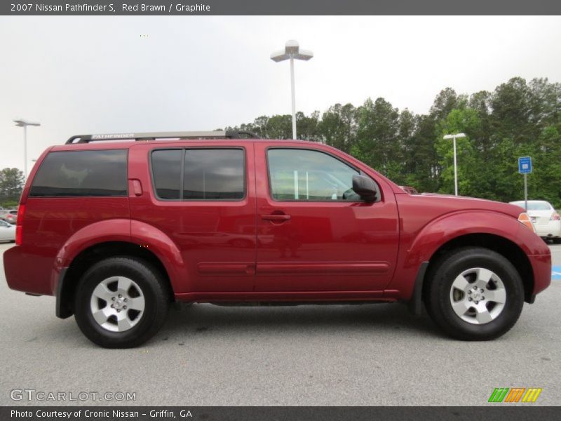 Red Brawn / Graphite 2007 Nissan Pathfinder S