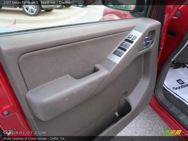 Red Brawn / Graphite 2007 Nissan Pathfinder S