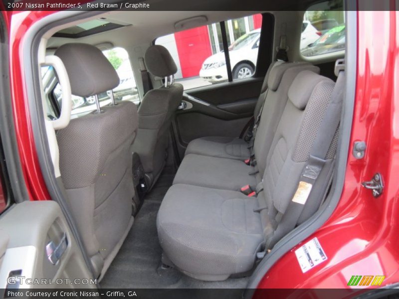 Red Brawn / Graphite 2007 Nissan Pathfinder S