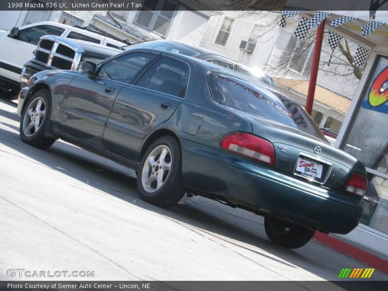 Lichen Green Pearl / Tan 1998 Mazda 626 LX