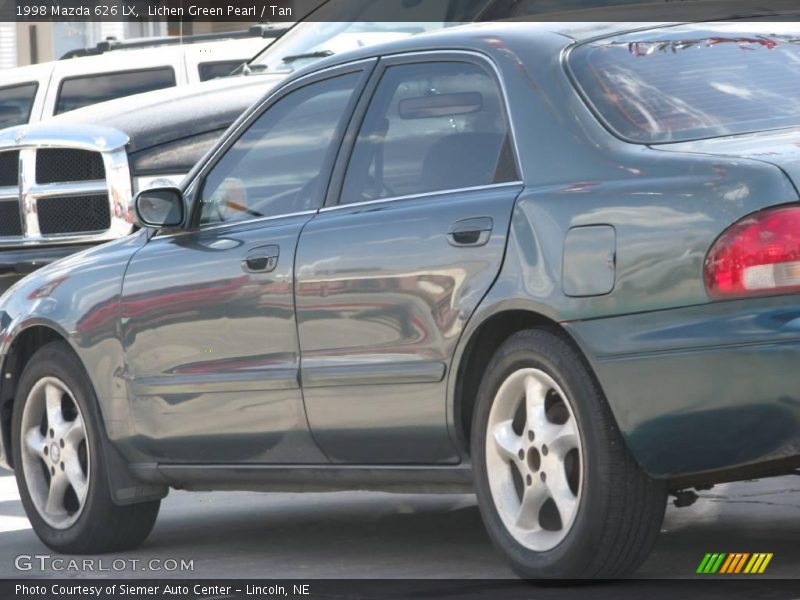 Lichen Green Pearl / Tan 1998 Mazda 626 LX