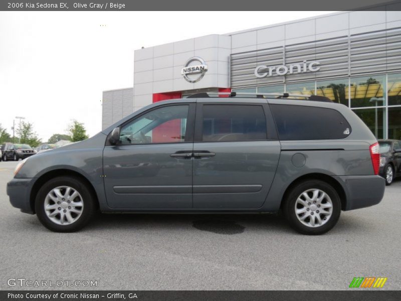 Olive Gray / Beige 2006 Kia Sedona EX