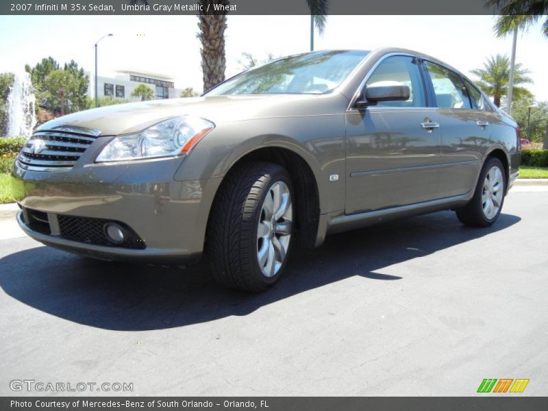 Umbria Gray Metallic / Wheat 2007 Infiniti M 35x Sedan