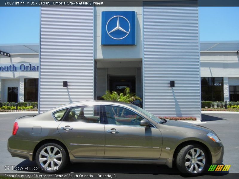 Umbria Gray Metallic / Wheat 2007 Infiniti M 35x Sedan