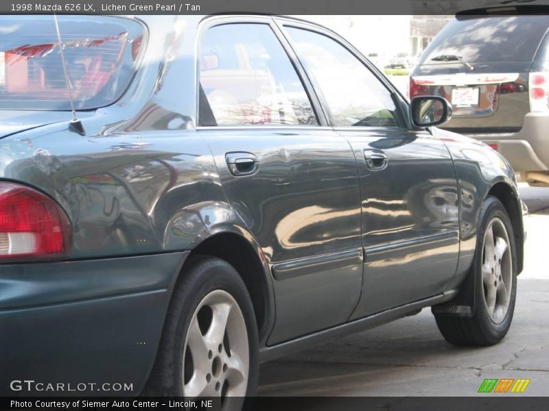 Lichen Green Pearl / Tan 1998 Mazda 626 LX