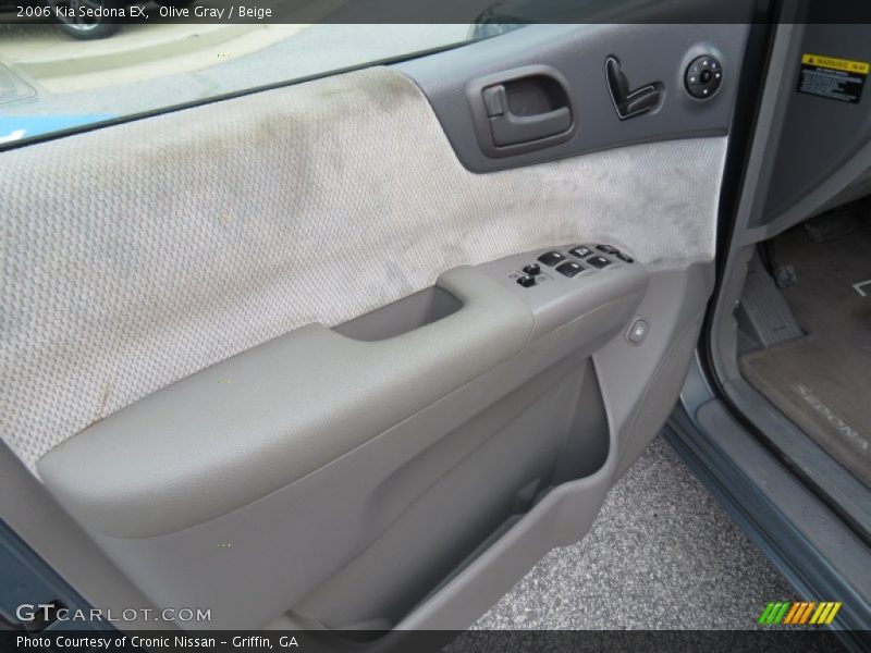 Olive Gray / Beige 2006 Kia Sedona EX