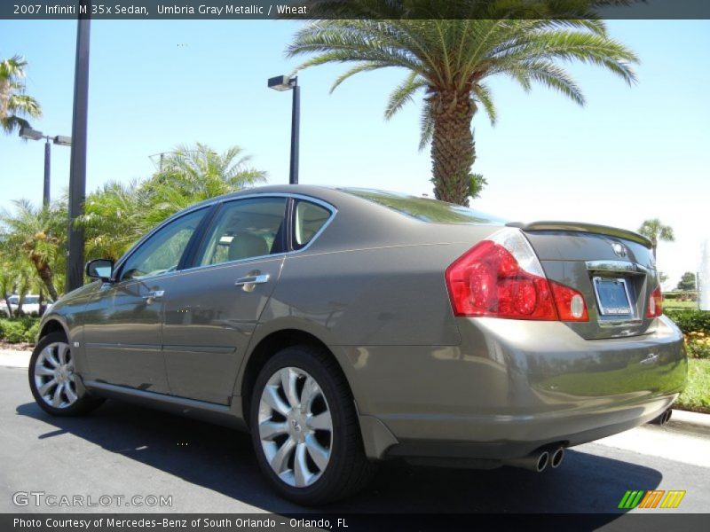 Umbria Gray Metallic / Wheat 2007 Infiniti M 35x Sedan