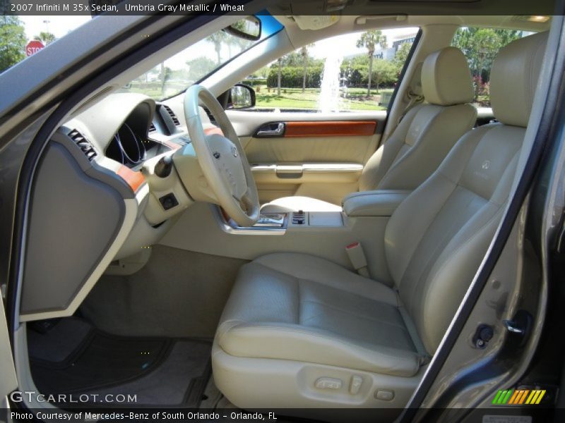 Umbria Gray Metallic / Wheat 2007 Infiniti M 35x Sedan