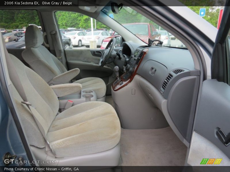 Olive Gray / Beige 2006 Kia Sedona EX