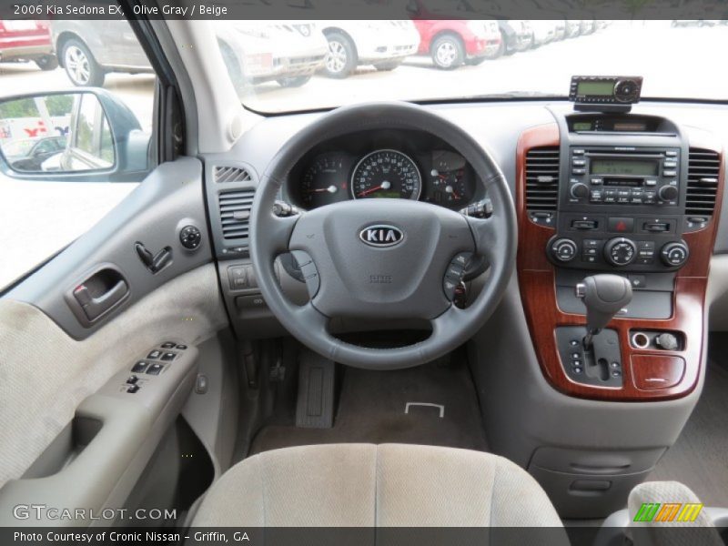 Olive Gray / Beige 2006 Kia Sedona EX