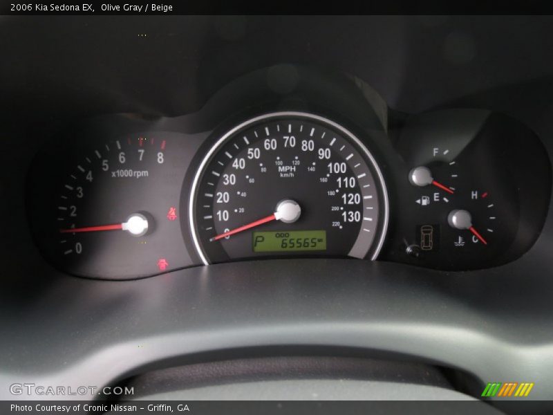 Olive Gray / Beige 2006 Kia Sedona EX