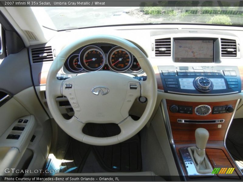 Umbria Gray Metallic / Wheat 2007 Infiniti M 35x Sedan