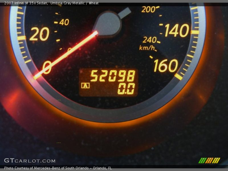 Umbria Gray Metallic / Wheat 2007 Infiniti M 35x Sedan