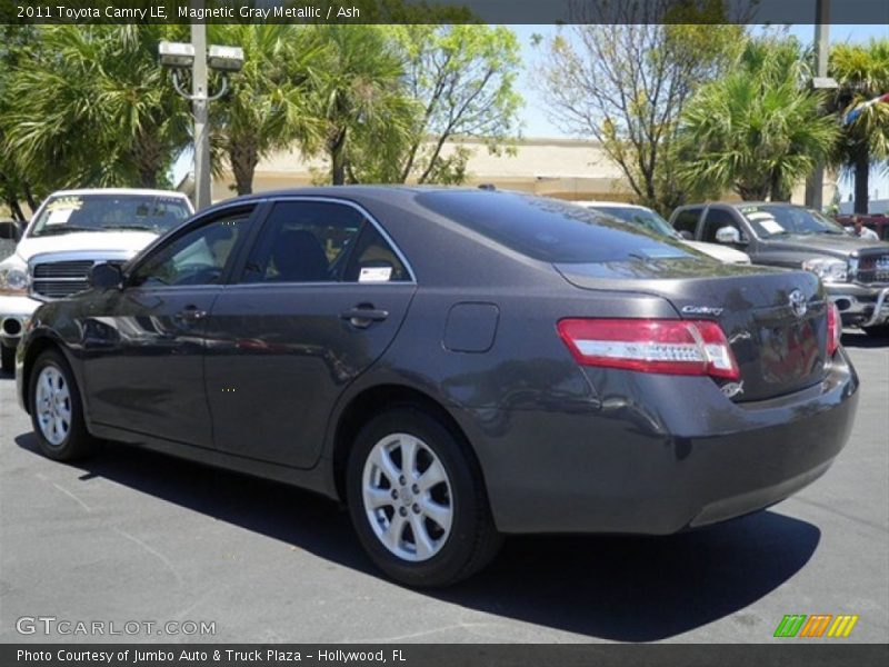Magnetic Gray Metallic / Ash 2011 Toyota Camry LE