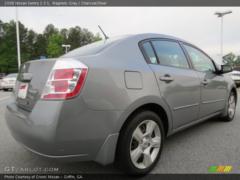 Magnetic Gray / Charcoal/Steel 2008 Nissan Sentra 2.0 S