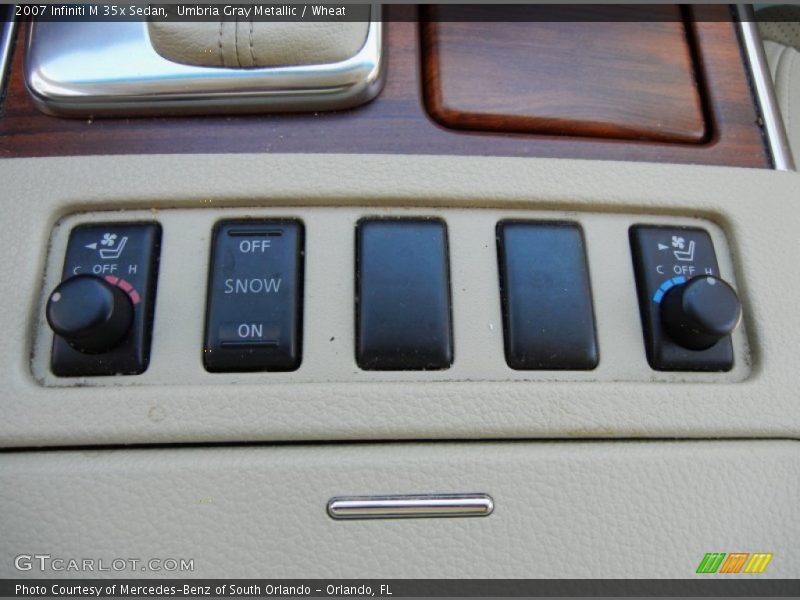 Umbria Gray Metallic / Wheat 2007 Infiniti M 35x Sedan