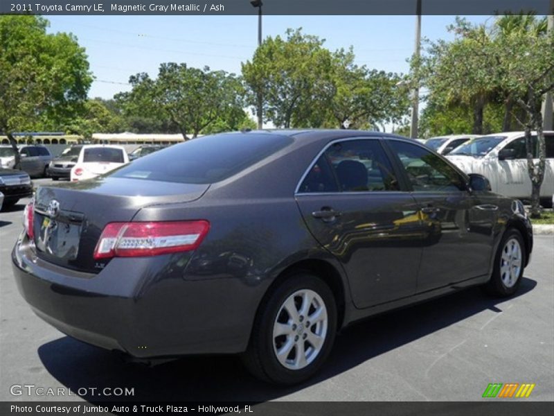 Magnetic Gray Metallic / Ash 2011 Toyota Camry LE