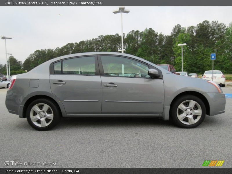 Magnetic Gray / Charcoal/Steel 2008 Nissan Sentra 2.0 S
