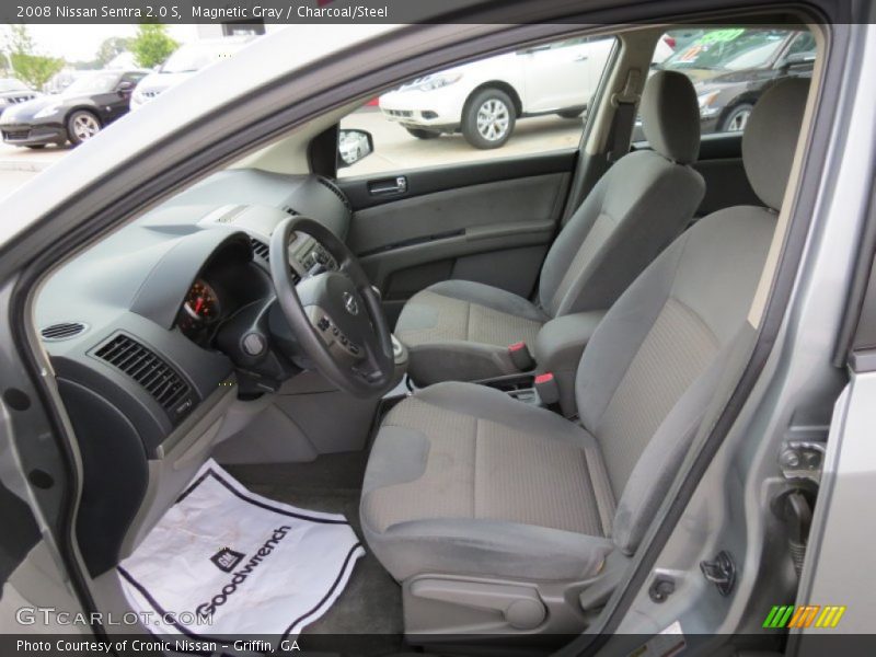 Magnetic Gray / Charcoal/Steel 2008 Nissan Sentra 2.0 S