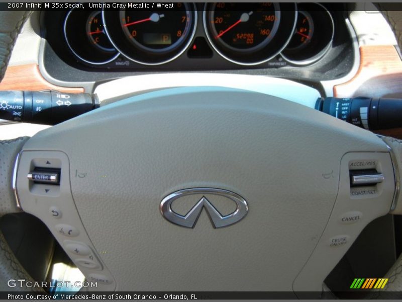Umbria Gray Metallic / Wheat 2007 Infiniti M 35x Sedan