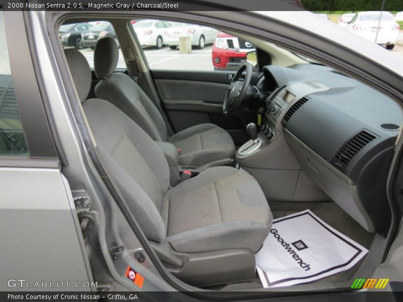 Magnetic Gray / Charcoal/Steel 2008 Nissan Sentra 2.0 S
