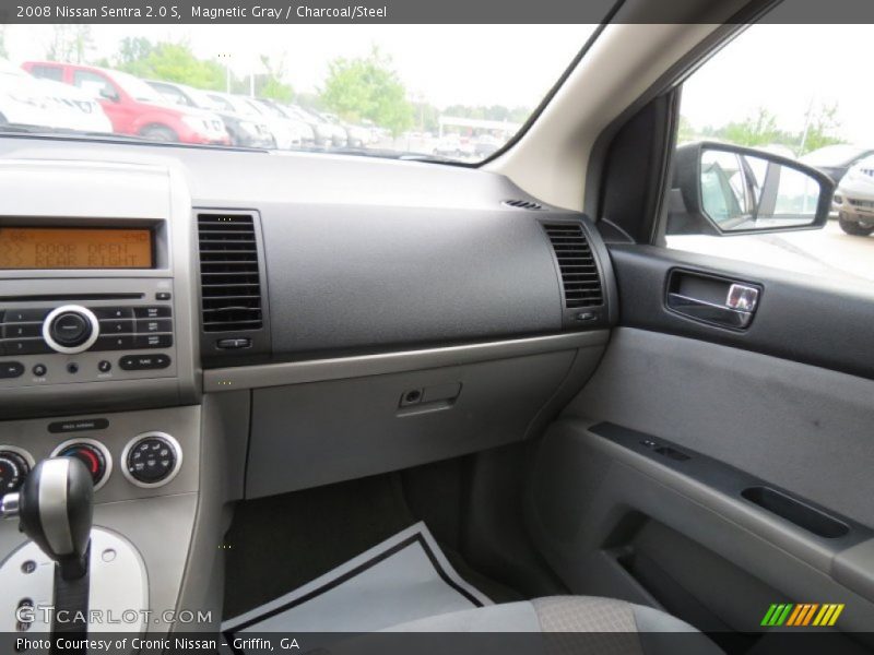 Magnetic Gray / Charcoal/Steel 2008 Nissan Sentra 2.0 S