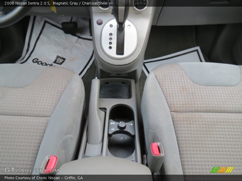 Magnetic Gray / Charcoal/Steel 2008 Nissan Sentra 2.0 S
