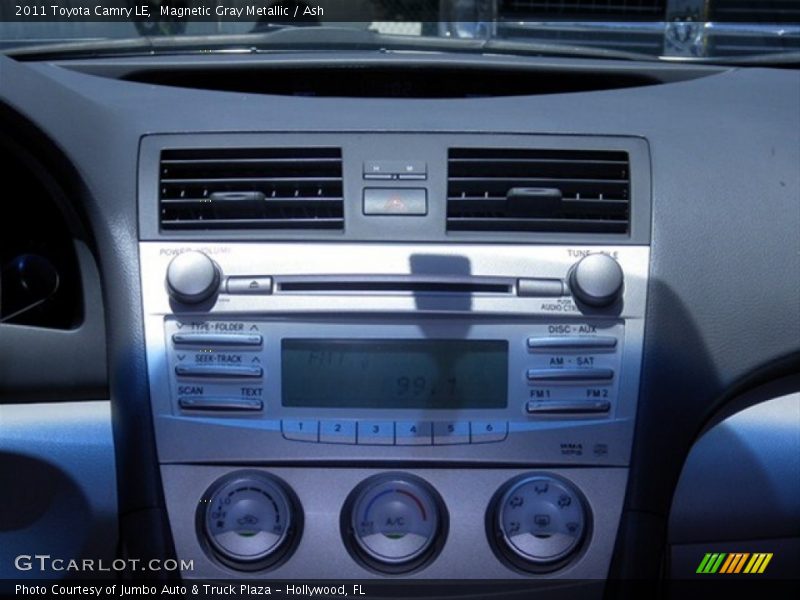 Magnetic Gray Metallic / Ash 2011 Toyota Camry LE