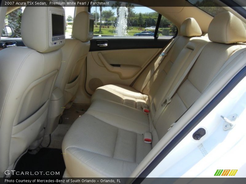 Premium White Pearl / Parchment 2007 Acura TSX Sedan