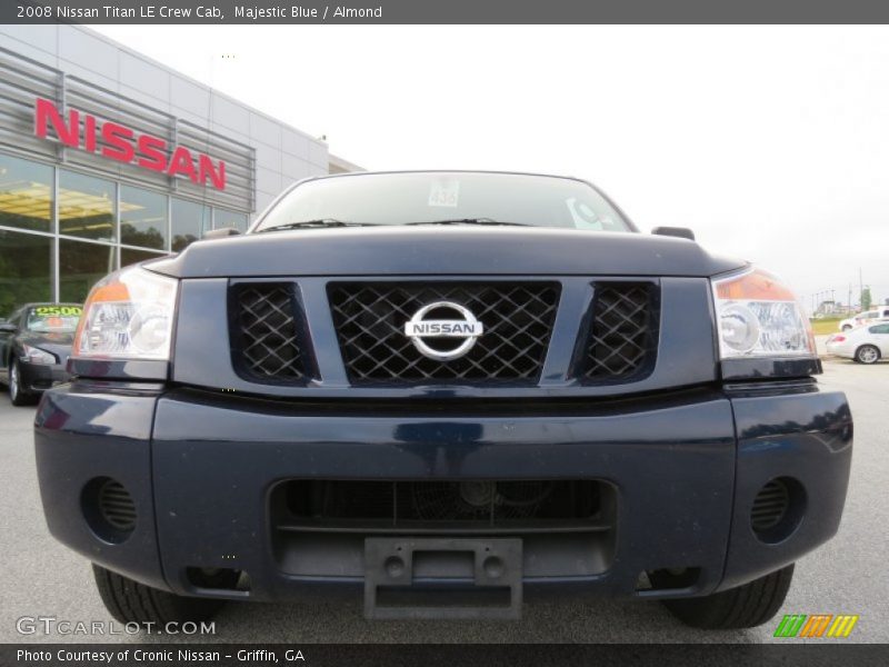 Majestic Blue / Almond 2008 Nissan Titan LE Crew Cab
