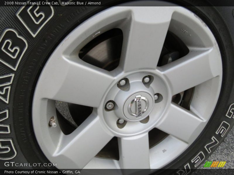 Majestic Blue / Almond 2008 Nissan Titan LE Crew Cab