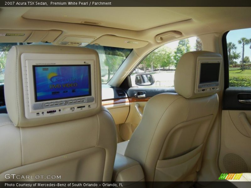 Premium White Pearl / Parchment 2007 Acura TSX Sedan