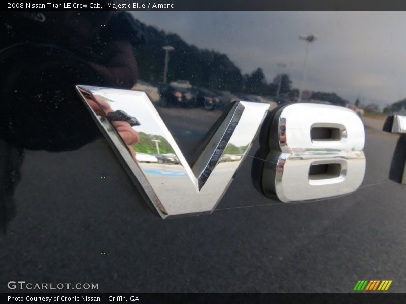 Majestic Blue / Almond 2008 Nissan Titan LE Crew Cab