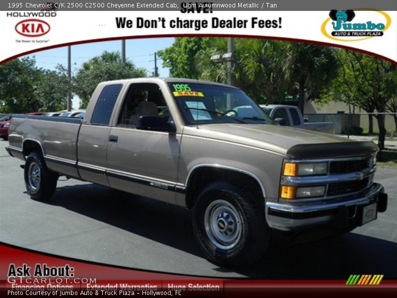 Light Autumnwood Metallic / Tan 1995 Chevrolet C/K 2500 C2500 Cheyenne Extended Cab
