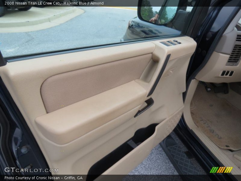 Majestic Blue / Almond 2008 Nissan Titan LE Crew Cab