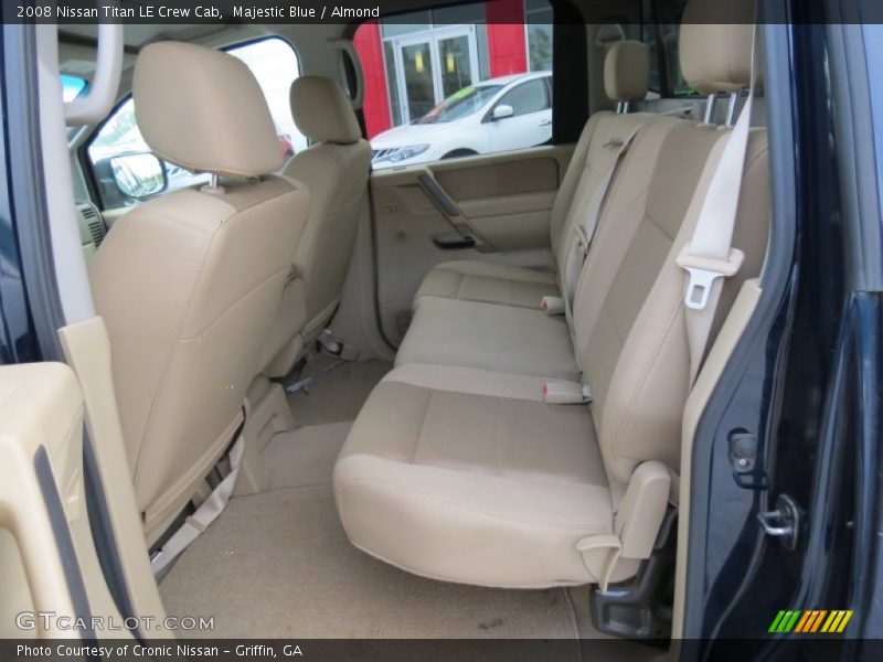 Majestic Blue / Almond 2008 Nissan Titan LE Crew Cab