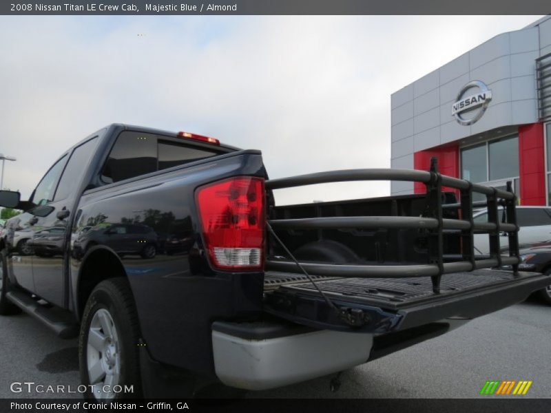 Majestic Blue / Almond 2008 Nissan Titan LE Crew Cab