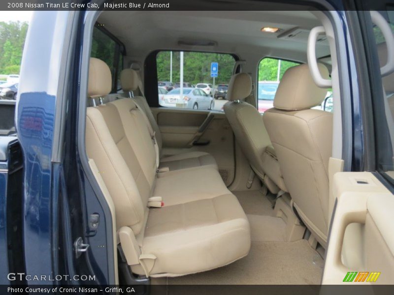 Majestic Blue / Almond 2008 Nissan Titan LE Crew Cab