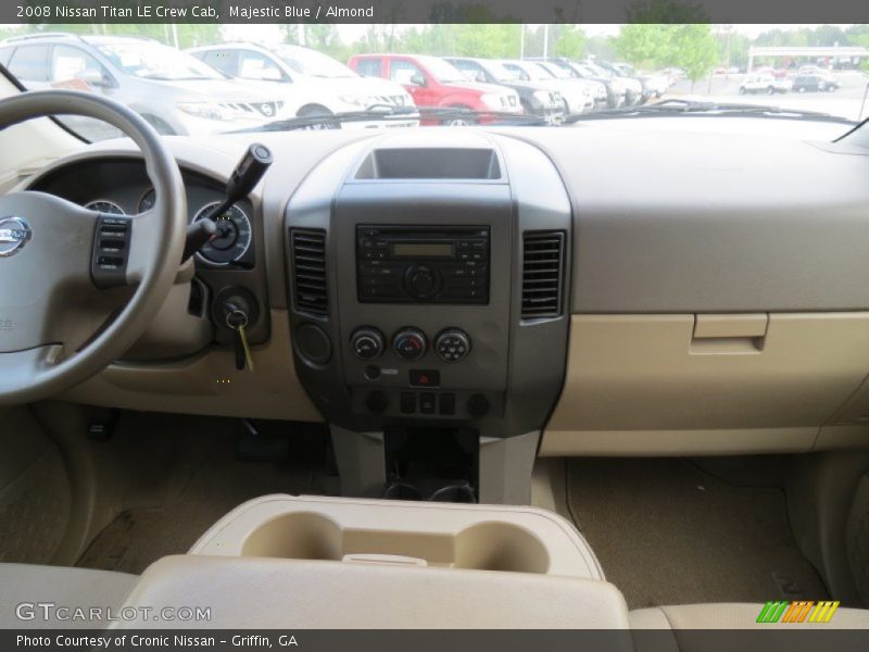 Majestic Blue / Almond 2008 Nissan Titan LE Crew Cab