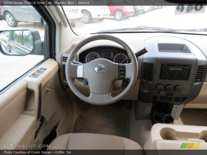 Majestic Blue / Almond 2008 Nissan Titan LE Crew Cab