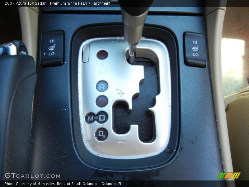 Premium White Pearl / Parchment 2007 Acura TSX Sedan
