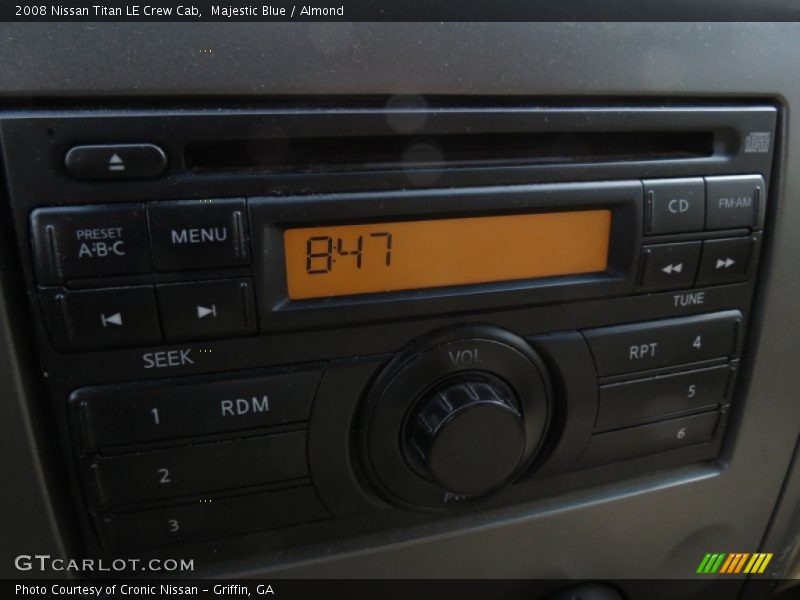 Majestic Blue / Almond 2008 Nissan Titan LE Crew Cab