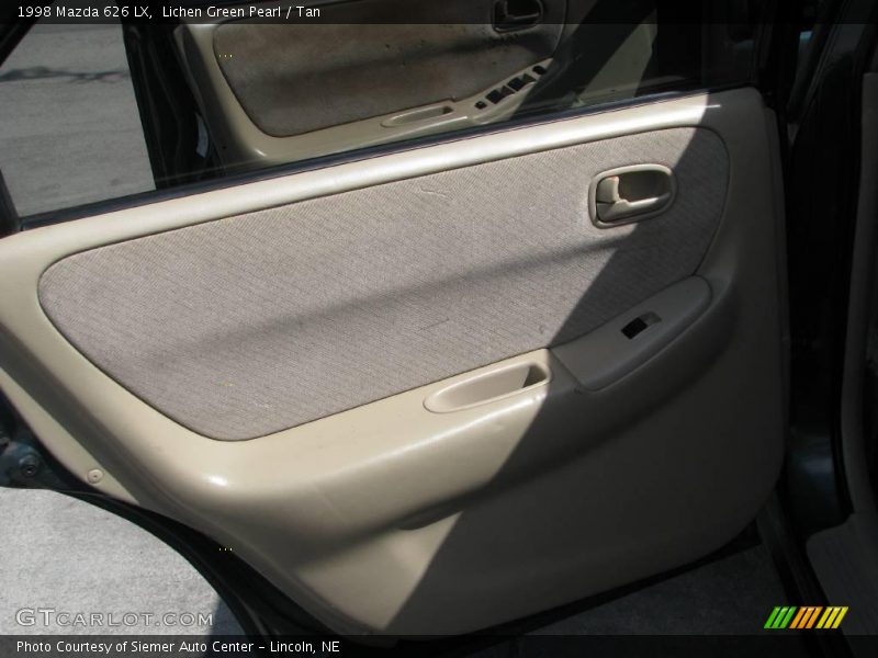 Lichen Green Pearl / Tan 1998 Mazda 626 LX