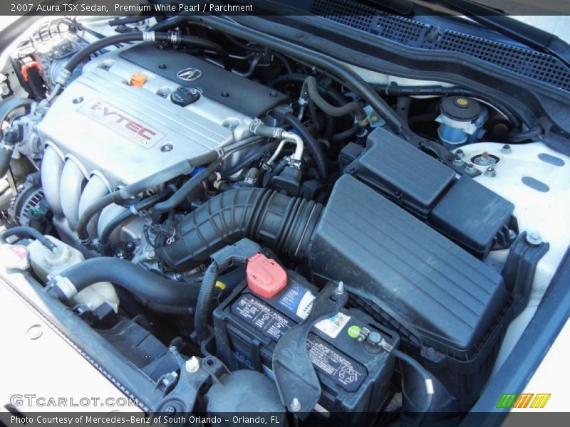 Premium White Pearl / Parchment 2007 Acura TSX Sedan