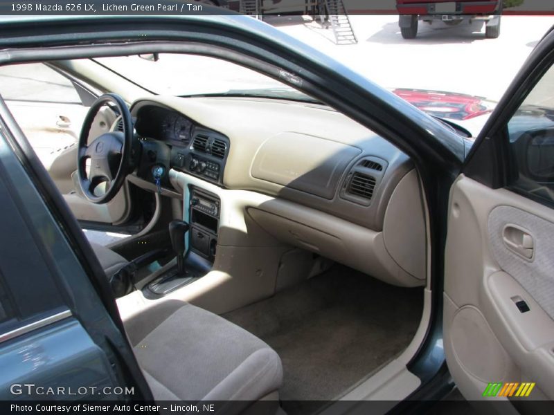 Lichen Green Pearl / Tan 1998 Mazda 626 LX
