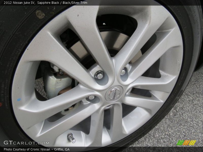 Sapphire Black / Black/Silver Trim 2012 Nissan Juke SV